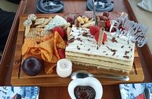 1.5hr Romantic-Surprise Dinner-Wine & Cheese or Sushi Boat Cruise