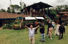 Medellin the Arví Park and flower farm and mountaineering lunch