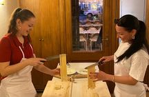 Hands-On Pasta and Tiramisu Class near Colosseum