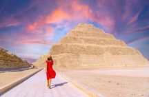 Private Giza Pyramids & Saqqara Tour with Camel Ride