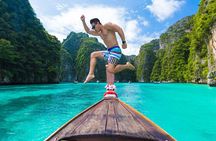 Phi Phi Pileh Lagoon Bamboo Island by Speed boat