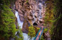 Lake Louise, Moraine Lake, Lake Minnewanka & Johnston Canyon Tour