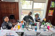 Viral Drip Bear Painting Experience