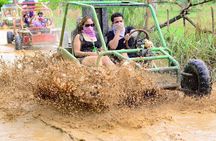 Full-day Buggy + Booze Cruise Party Boat with snorkeling
