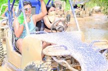 Full-day Buggy + Booze Cruise Party Boat with snorkeling