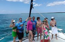 Private 6 Hrs 47 ft. Catamaran Snorkel & Cielo Charter (30p. max)