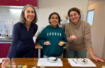 Making Japanese desserts Nerikiri & drinking matcha in Tokyo