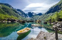 Idyllic Bondhus Glacier Lake and Rosendal - bus from Bergen