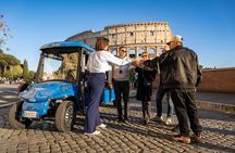 Rome Golf Cart Tour with Gelato and Souvenir