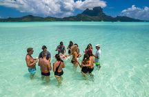 LUXURY Catamaran Bora Bora : Sailing, Snorkeling & Floating Bar 