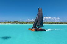 LUXURY Catamaran Bora Bora : Sailing, Snorkeling & Floating Bar 