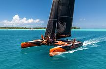 Bora Bora Half-Day Catamaran Sailing, Snorkeling and Floating Bar Experience