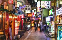 Tokyo: neon lights Shinjuku and Shibuya
