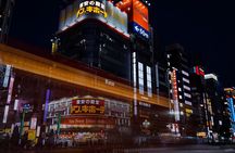 Tokyo: neon lights Shinjuku and Shibuya
