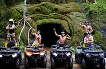 Ubud ATV Waterfall Gorilla Cave & Rafting Trip with Cretya Pool