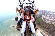 Paragliding over the South Coast of Lima