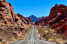 Valley of Fire Seven Magic Mountain and Welcome Sign Las Vegas