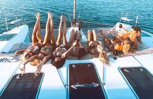 Athens Catamaran Half Day Semi Private Cruise Tour