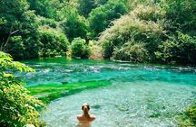 Blue Eye Spring, Ksamil, Waterfall Private Tour from Durres 