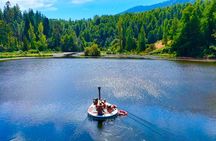 Tour in Self-drive Electric Hot Tub Boat Nestled in nature!