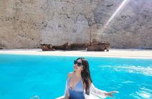 VIP Full Day Tour Shipwreck Blue Caves and top view