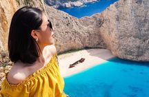 VIP Full Day Tour Shipwreck Blue Caves and top view