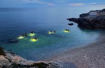 Pula Cave Sunset and Night Tour in Transparent Kayak