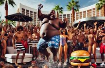 Hip Hop Pool Tour with Party Bus in Las Vegas