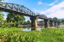 From Bangkok: Kanchanaburi, Death Railway, River Kwai, Waterfall