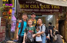Hanoi Private Walking Street Food Tour with Train Street Visit