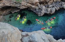 Pula Cave Sunset and Night Tour in Transparent Kayak