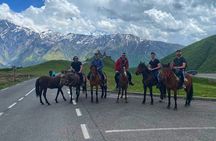 Ride A Horse To Gergeti Trinity Church And Summit A Mountain