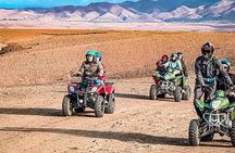 Dinner in agafay desert under the stars with camles&quad tour