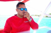 Private Sightseeing Boat Tour at Aruba with Snorkeling & Swimming