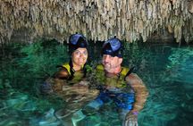 Tulum Mayan Ruins with Snorkel, Zipline and Rappel Jungle Thrills