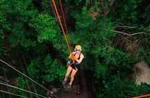 Tulum Mayan Ruins with Snorkel, Zipline and Rappel Jungle Thrills