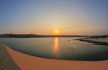 Sunset & sunrise Desert Safari with Sandboarding and Camel Ride