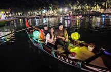  Hoi An Walking Tour, Sampan Boat Trip , Foodie Tour by Night