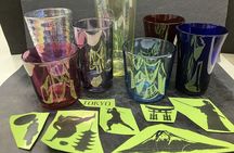 Let`s make cool glasses with sand-shaving glass crafts!　