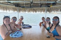 90 Minute Sunset Tiki Boat Tour