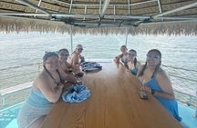 90 Minute Sunset Tiki Boat Tour