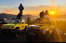 Batur Volcano Jeep Sunrise & Black Lava Experience All included