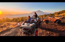 Batur Volcano Jeep Sunrise & Black Lava Experience All included