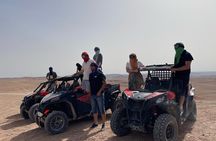 Marrakech: Agafay désert 1h buggy dîner spectacle et Dromadire 