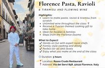 Florence: Tiramisu & Pasta Making Class with Unlimited Wine