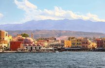 Chania Highlight Tour: Old Town, Monastery Wine Tasting & Beach