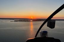 Sunset Helicopter Experience in Downtown Detroit