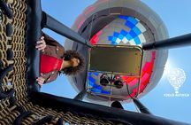 Hot Air Balloon Flight Teotihuacan + Pickup + Breakfast Cave