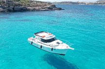 New Boat: Private Boat Trip, Comino, Gozo, Blue & Crystal Lagoon