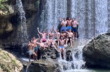 Hidden Waterfalls, Cliff jump, Adult Drinks included & Transport